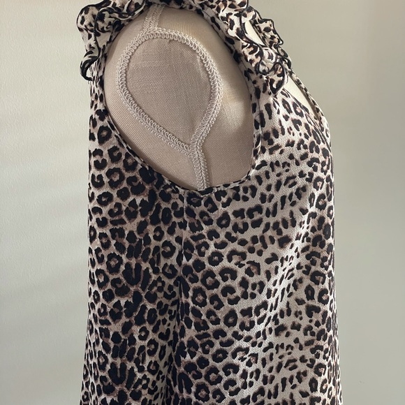 ee:some Leopard Print Tank Ruffled Shoulders - Picture 3 of 10